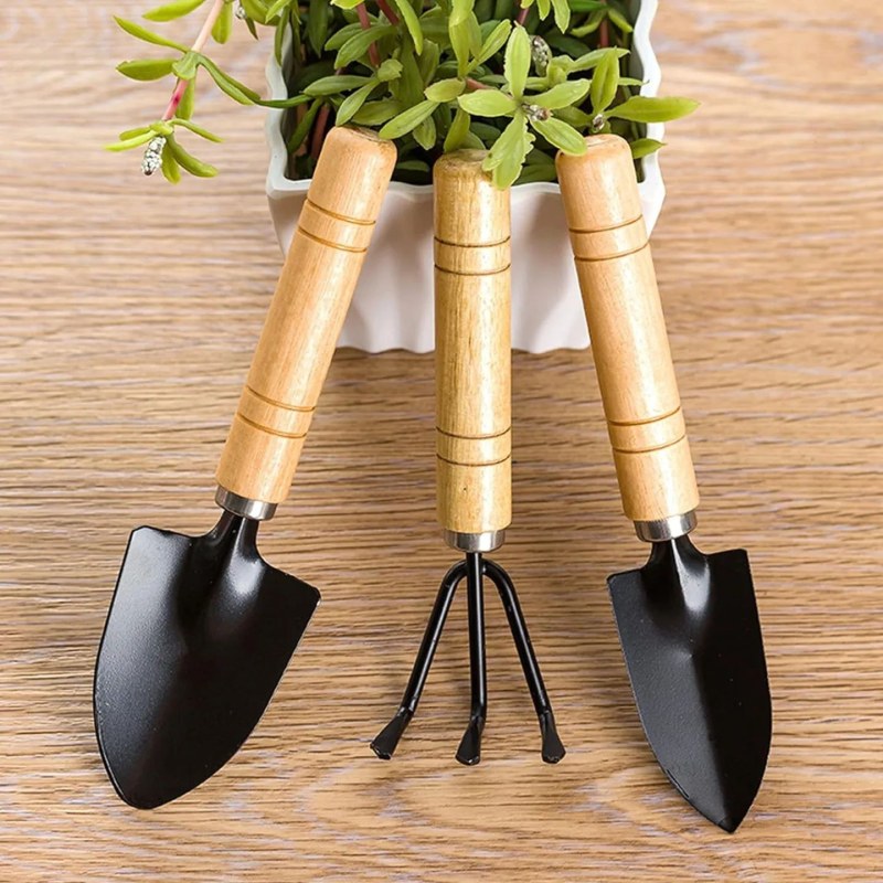3PCS Mini Garden Tool Set | Hand Gardening Tools for Planting & Weeding