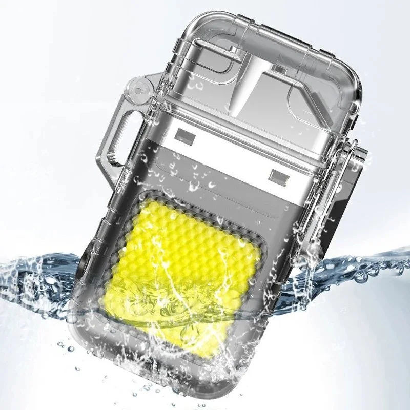 Rechargeable Electric Lighter with LED Light | Windproof Portable Lighter