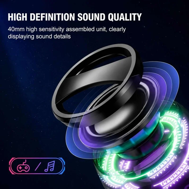 G200 Mini Portable RGB Wireless Bluetooth Speaker with Strong Magnetic Base
