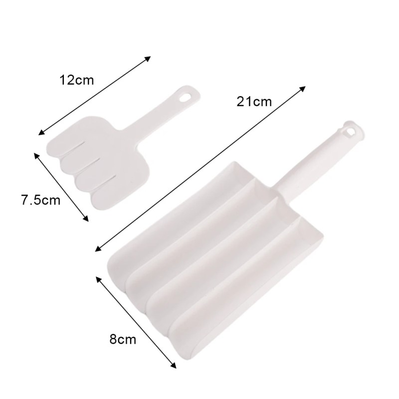 2Pcs Creative Kitchen Meatball Maker Mold with Cutting Spade | Non-Stick Meatball Scoop Tool Set