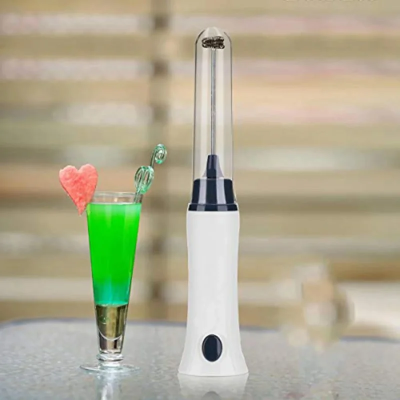 Handheld Electric Coffee Mixer – Automatic Milk Frother, Mini Egg Beater & Drink Whisk with Cover