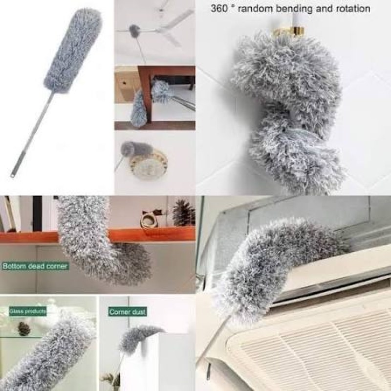 Extendable Microfiber Duster Cleaning Brush | Telescopic Dust Cleaner for Home, Ceiling & Furniture