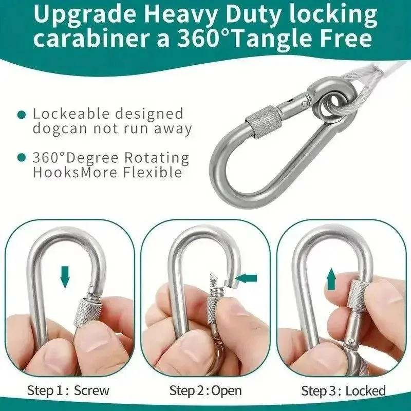 Stainless Steel Clothesline Rope – Heavy-Duty Rust-Resistant Multifunctional Clothes Drying Line