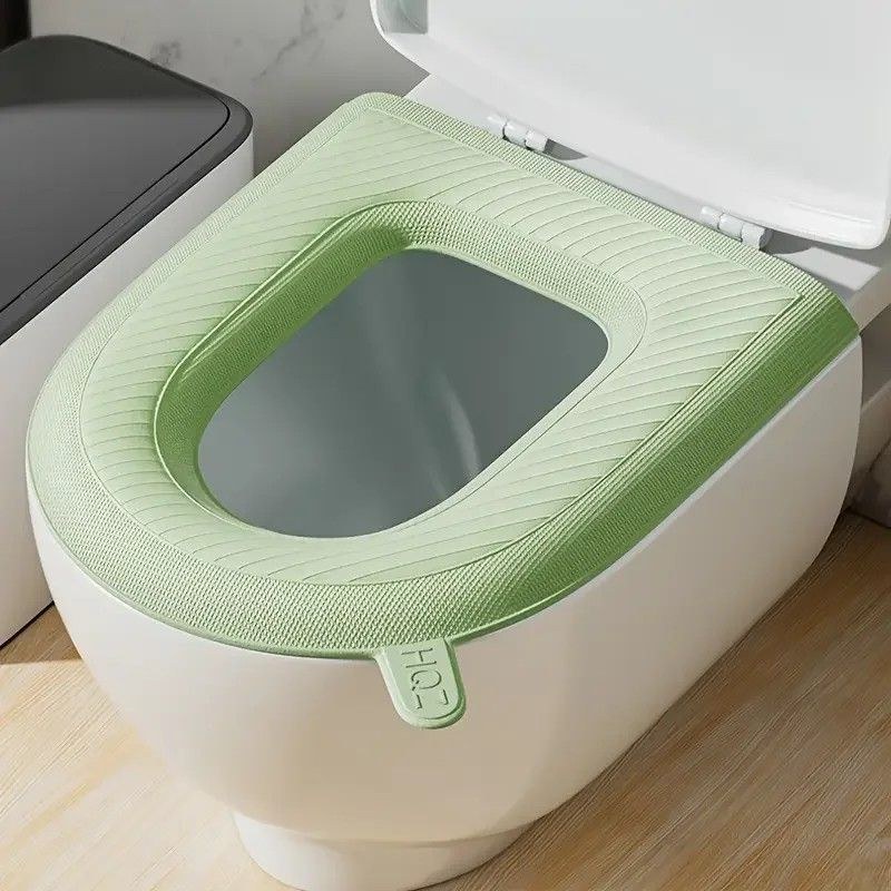 Waterproof Luxary Toilet Seat Cover – Soft, Washable & Warm Winter Toilet Cushion-000929