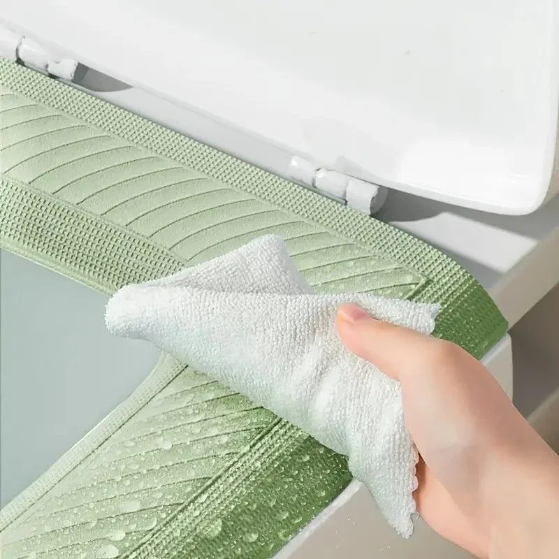 Waterproof Luxary Toilet Seat Cover – Soft, Washable & Warm Winter Toilet Cushion-000929