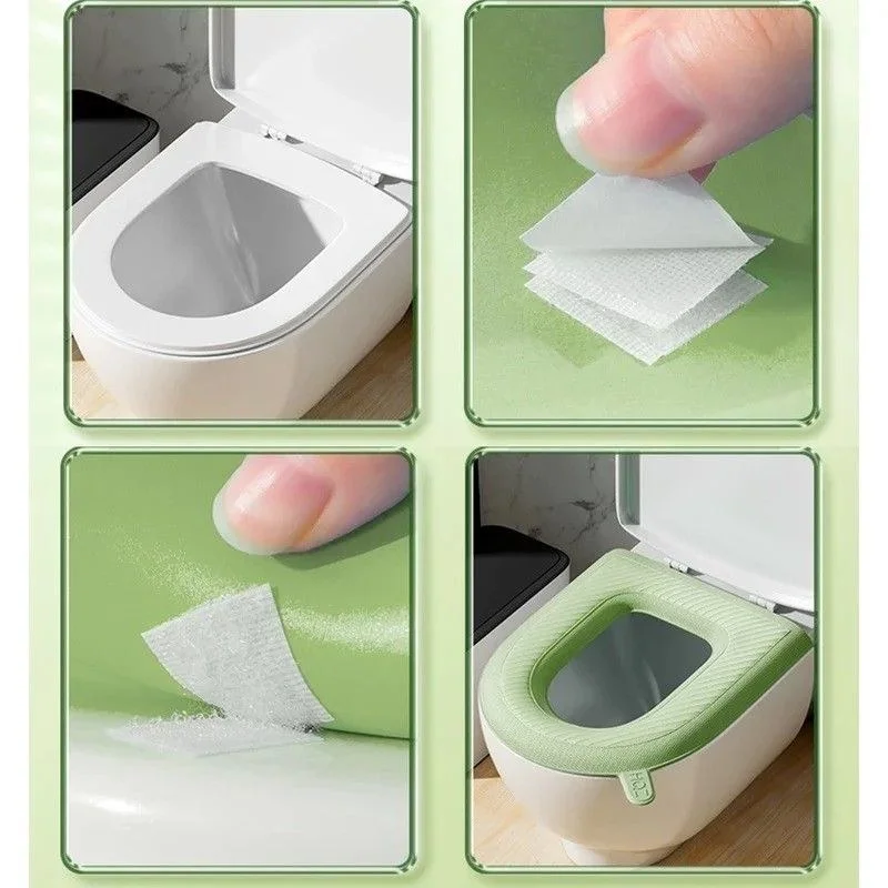 Waterproof Luxary Toilet Seat Cover – Soft, Washable & Warm Winter Toilet Cushion-000929