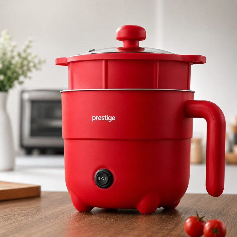 Electric Multifunction Hot Pot Mini Rice Cooker 1.8L | Non-Stick Electric Cooking Pot for 1-2 People