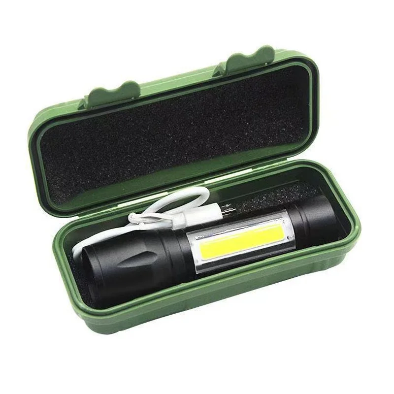 Geepas GP-009 Rechargeable LED Flashlight Torch – Portable Emergency & Outdoor Light