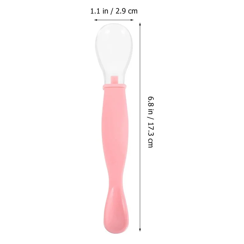 2-Piece Cute Baby Silicone Spoon Set – Soft Feeding Spoons for Infants & Toddlers