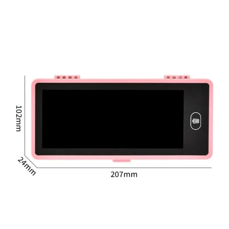 2-in-1 LCD Screen Pencil Case – Cute Large Capacity Pen Box & Reusable Writing Pad