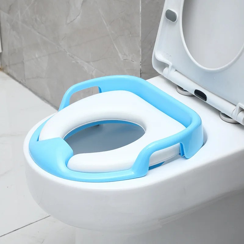 Baby Potty Training Toilet Seat | Soft Anti-Slip Toddler Toilet Training Seat with Splash Guard