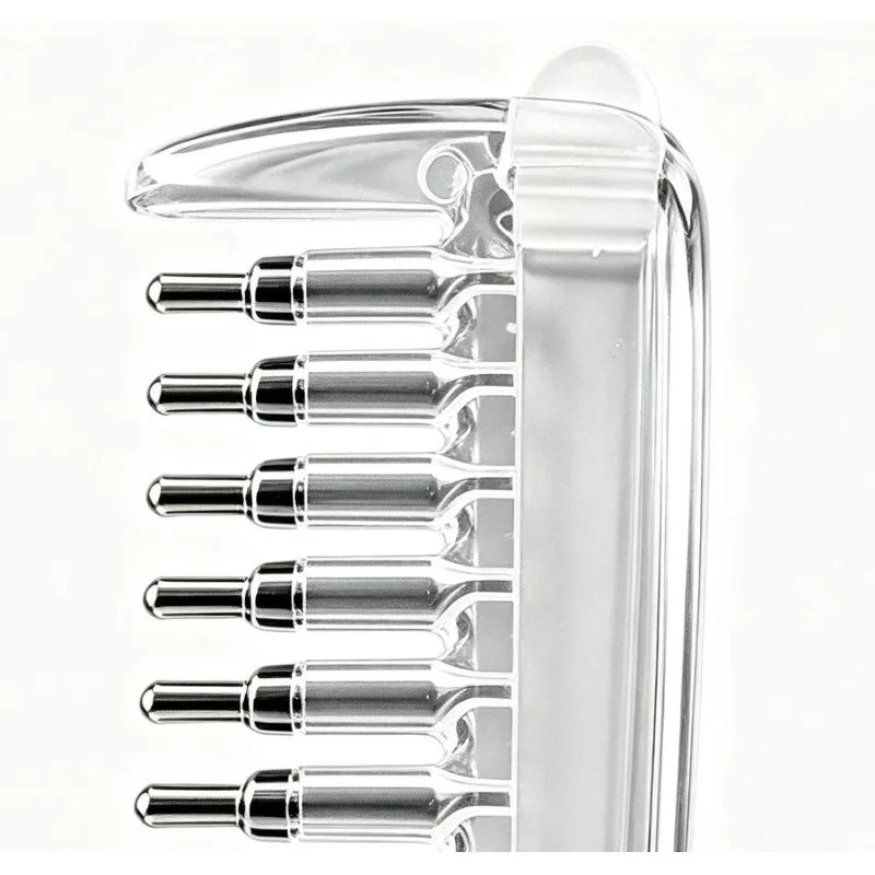 Portable Transparent Hair Root Comb Applicator | Scalp Massage Hair Oil & Serum Brush