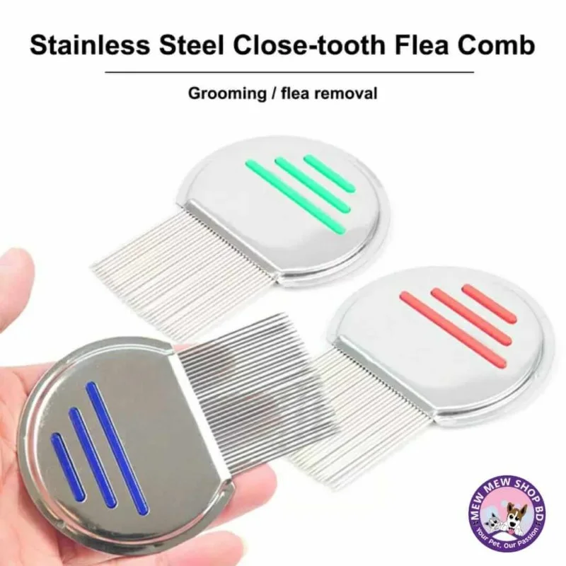 Stainless Steel Lice Comb | Fine Tooth Head Lice & Nit Removal Comb
